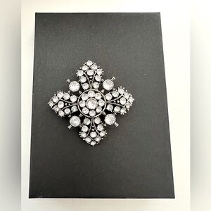 Vintage Monet Crystal Brooch